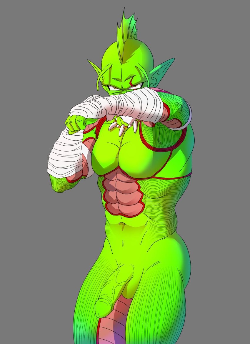 alien antennae balls dragon_ball dragon_ball_z male male_only muscles namekian penis