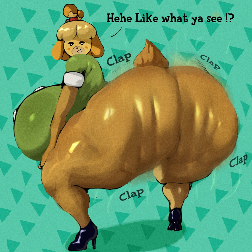 Isabelle (Animal Crossing) Rule 34 Image