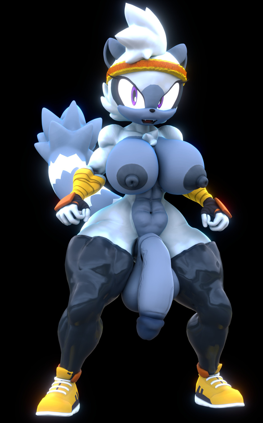 3d 3d_(artwork) anthro big_breasts big_penis curvy diag34k futa_only futanari muscular_futanari naked_futanari penis sonic_(series) sonic_the_hedgehog_(series) tangle_the_lemur