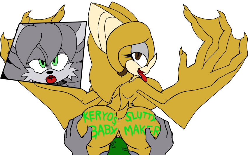 2019 anthro ass balls bat_ears bat_nose bat_wings biceps big_breasts big_penis black_nose breasts canid canine canis chest_tuft chiropteran duo erection eyeshadow fan_character female fur glimmer_the_bat green_eyes green_penis hair huge_breasts keryo_wolfe keryo_wolfe_(character) makeup male mammal membrane_(anatomy) membranous_wings microchiropteran muscular muscular_male nipples nude open_mouth paradiserock pecs penetration penis phyllostomid pussy sex smile sonic_(series) straight thick_thighs tongue tuft wide_hips winged_arms wings wolf yangochiropteran