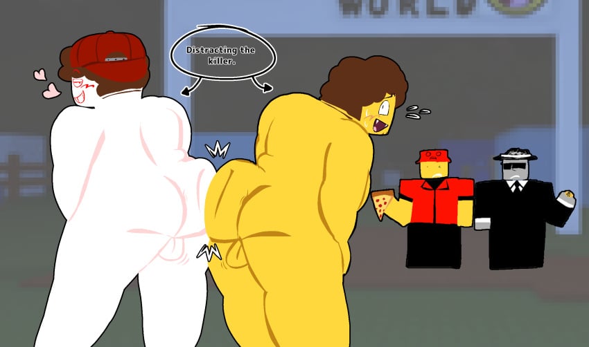 4boys chance_(forsaken) distracting elliot_(forsaken) elliot_(work_at_a_pizza_place) figures_shedletsky forsaken_(roblox) gay naked roblox roblox_game self_upload shedletsky vampire_shedletsky whiskeyy yaoi
