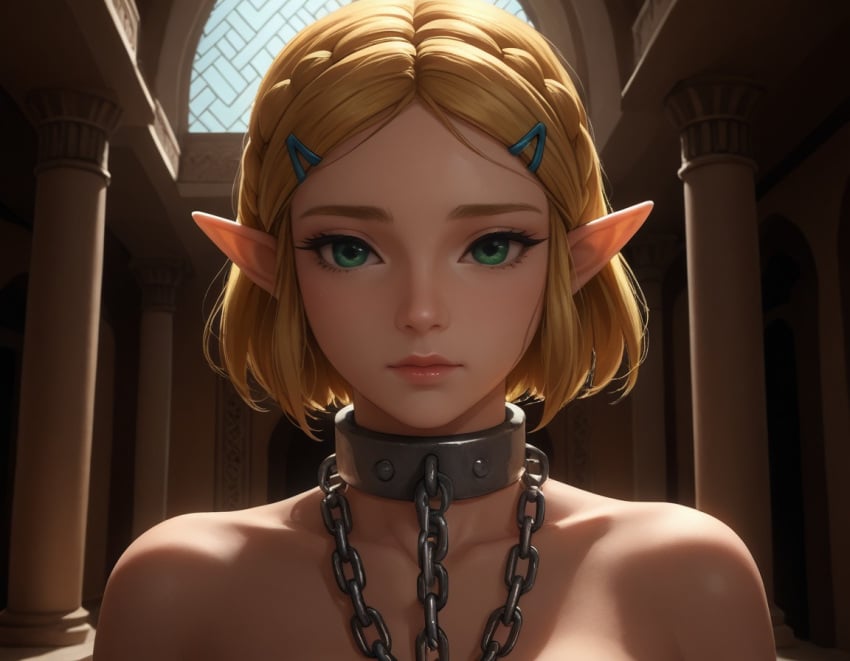 ai_generated bimbo chains collar elf enslaved_royal female l-major naked princess_zelda slave slave_collar slavegirl tears_of_the_kingdom the_legend_of_zelda zelda_(tears_of_the_kingdom)