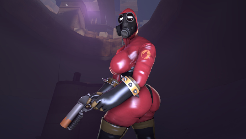 1girls 3d big_ass breasts female female_only fempyro firespiderdog gas_mask gloves highres human human_female human_only latex mask masked masked_female pyro robinolsen2011 solo source_filmmaker team_fortress_2 thick_ass thick_thighs thigh_boots valve