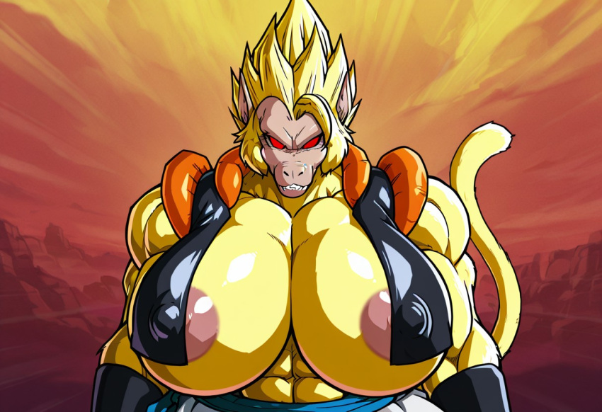 Female Gogeta (Bandai Namco) Rule 34 Image