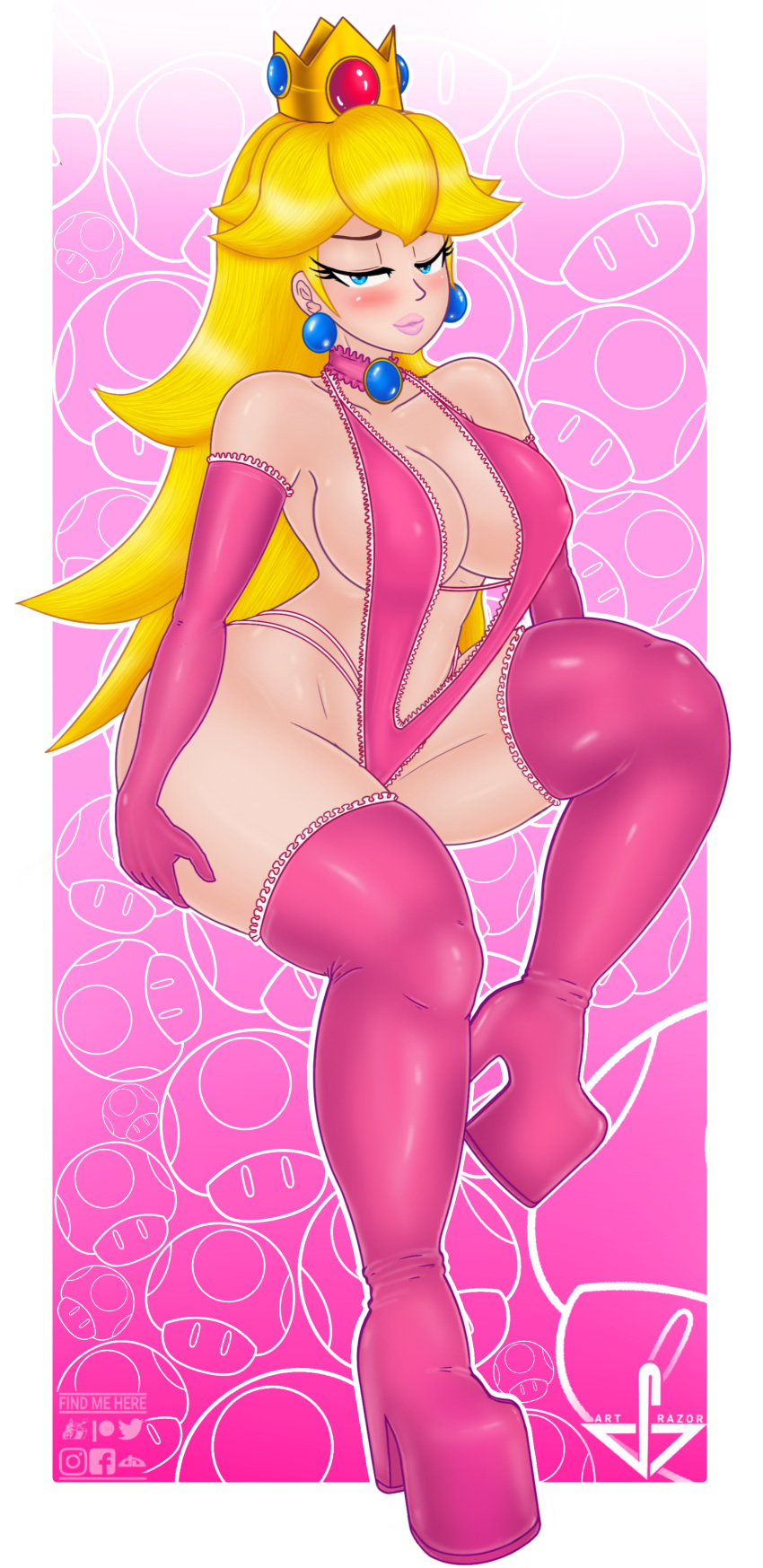 Princess Peach (Mario (Series)) Rule 34 Image