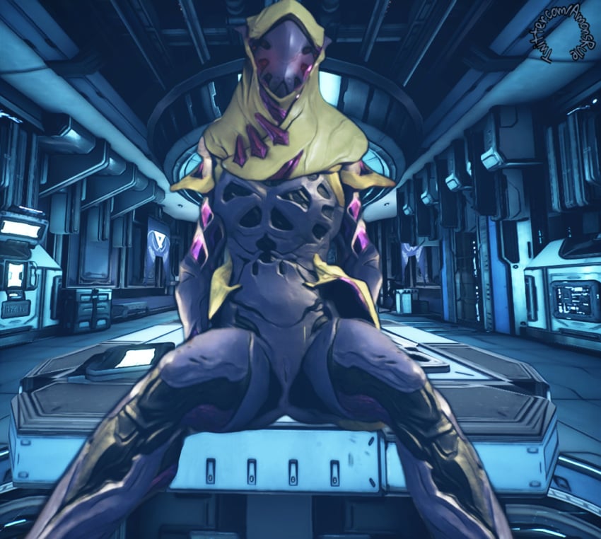 3d amonsrule ass blush legs legs_spread pussy spread_legs video_game video_games warframe warframe_captura_adventures warframetenno wisp_(warframe)