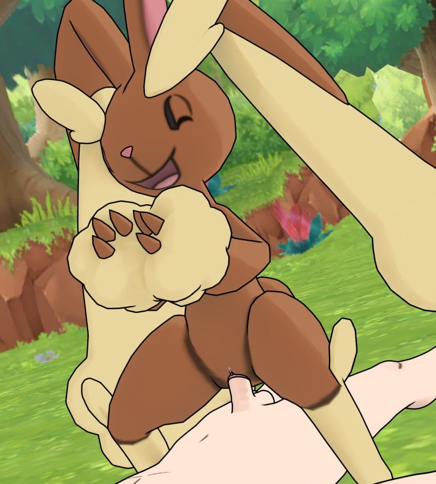 1boy closed_eyes cowgirl_position generation_4_pokemon lopunny male pokemon pokemon_(species) pokephilia rabbit saucemon7 self_upload unknown_character unknown_male unseen_character unseen_male unseen_male_face vaginal_insertion vaginal_penetration vaginal_sex zoophilia