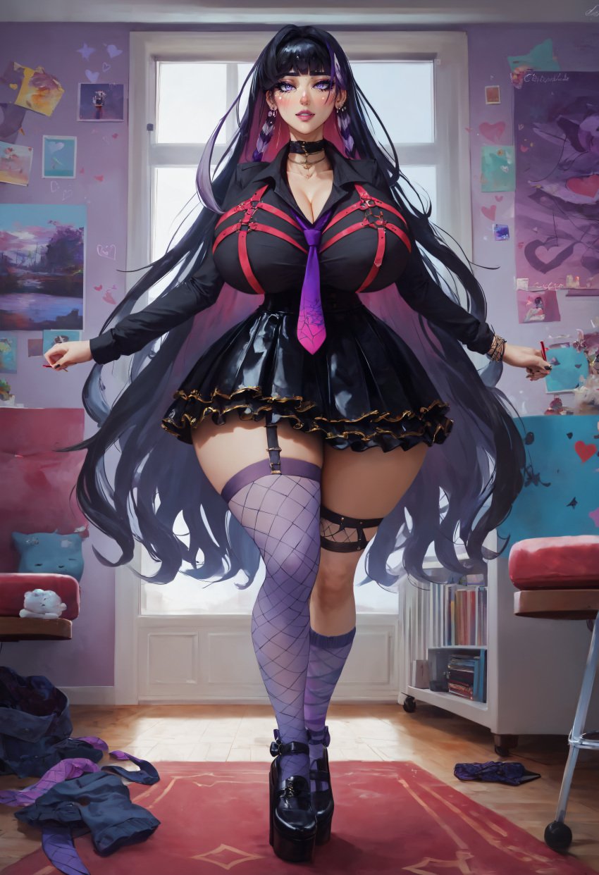 ahe_gao ai_generated big_breasts cowgirl_position cum_inside curvy_figure killthisloveai male meloco_kyoran nijisanji nijisanji_en penis tagme thighhighs virtual_youtuber