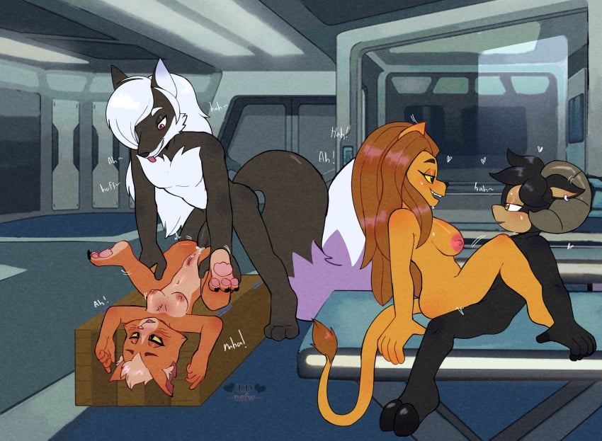 absurd_res anal anal_sex anthro bovid caitian canid canine caprine dr._t&#039;ana dragoora_(irritatingllama) dreamatwrite felid female fox group hi_res jonas_(space_fox) m&#039;ress male male/female mammal medbay penetration sheep spacecraft star_trek star_trek_lower_decks star_trek_the_animated_series vaginal_penetration vaginal_penetration vehicle
