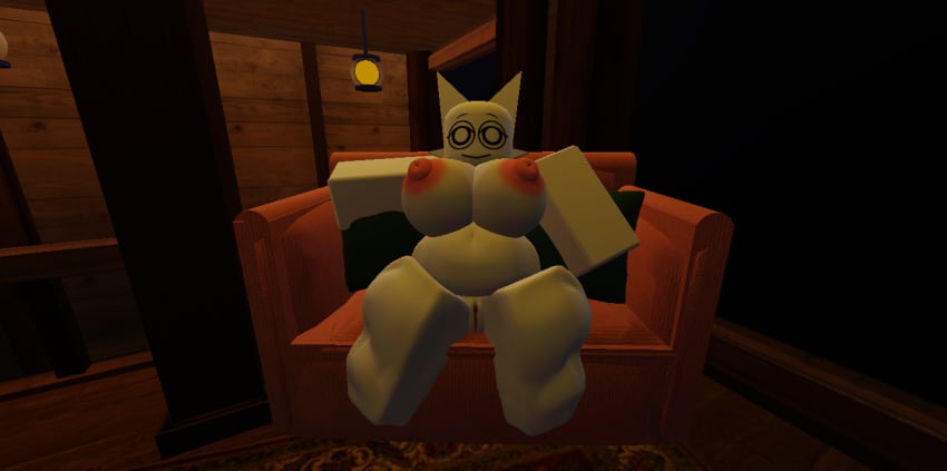 1girls 3d areolae breasts nipples nude pussy roblox robloxian sitting_on_couch solo solo_female source_request sprunki tagme thick_thighs thighs unfunnyproto wenda_(sprunki)