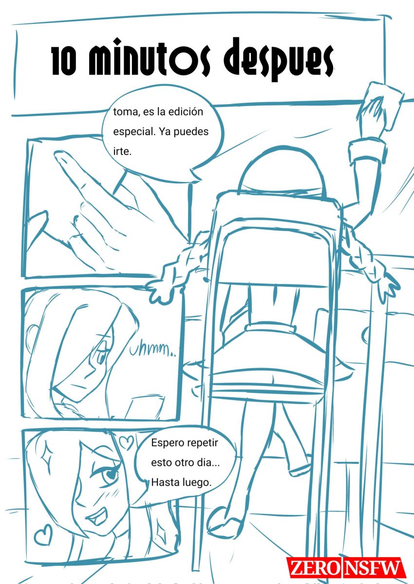 annie_(skullgirls) doujin female human manga_page parasoul skullgirls spanish spanish_dialogue spanish_text video_games wip yuri zerohe_art_blue