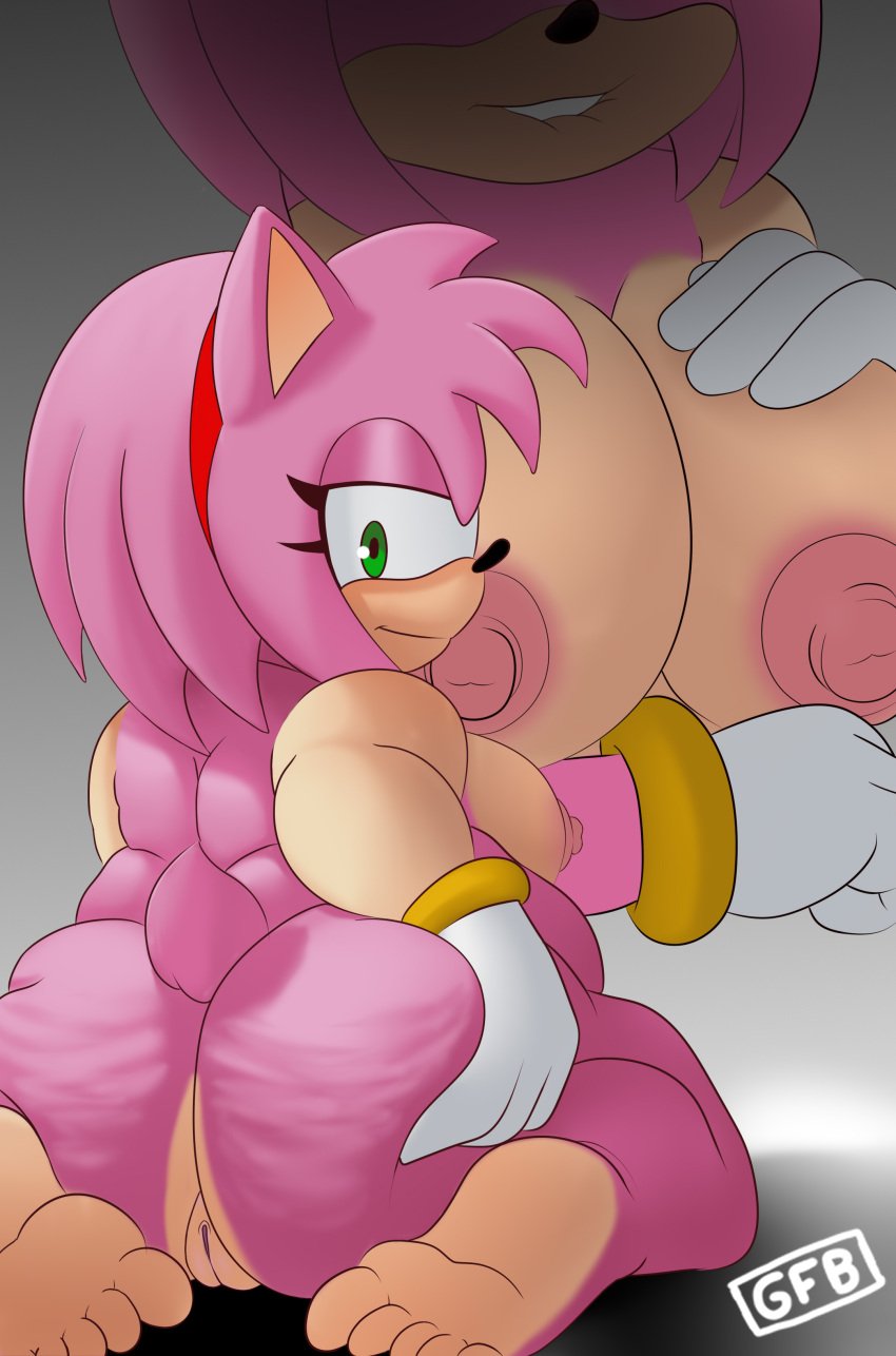 1girls amy_rose biting_lip breasts cellulite fat fat_ass female furry greasefatboy mrgraso18 nude pussy sega sonic_(series)