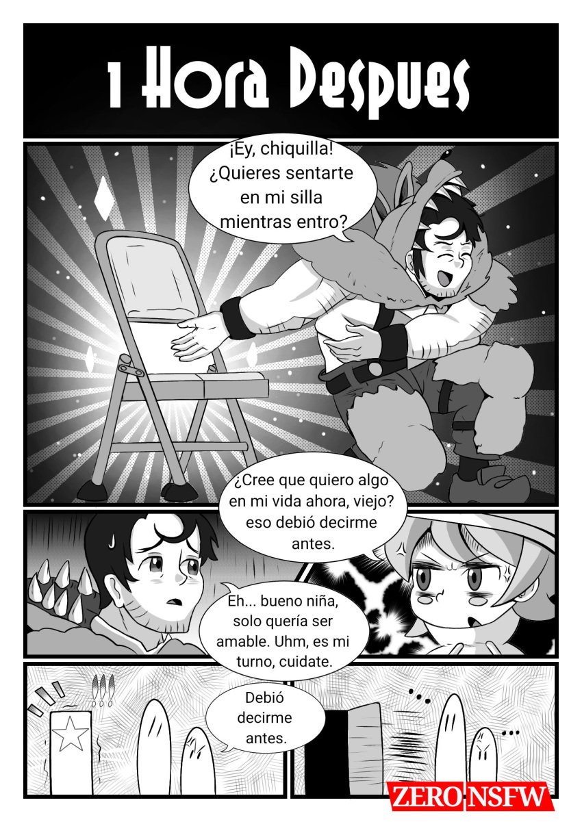 beowulf_(skullgirls) doujin female human male manga_page skullgirls spanish spanish_dialogue spanish_text umbrella_(skullgirls) video_games zerohe_art_blue