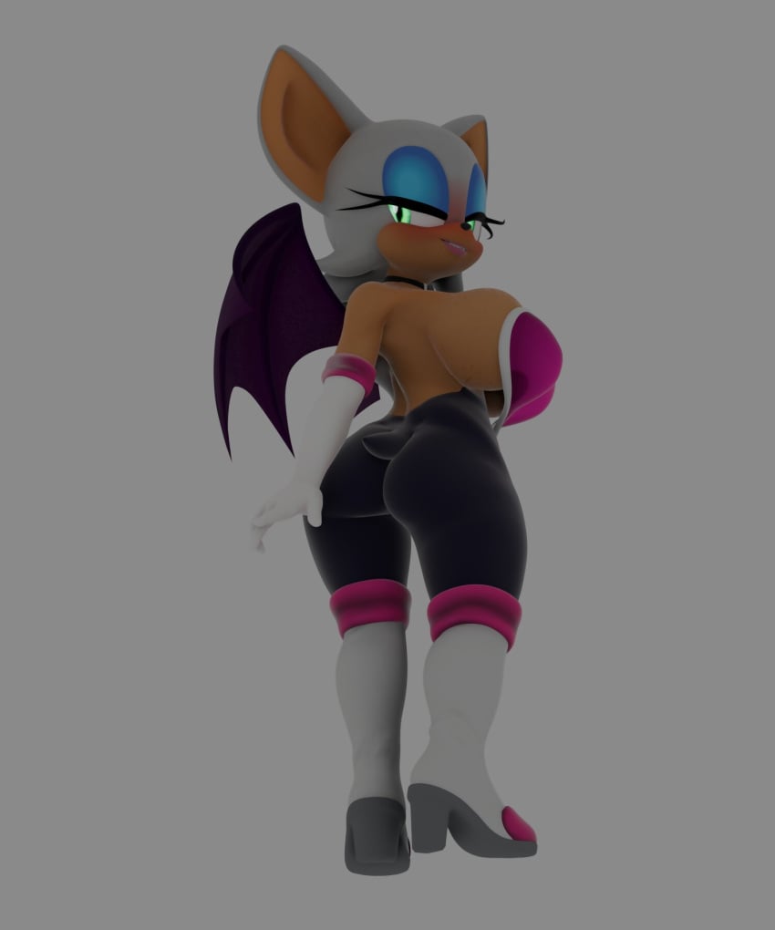 3d 3d_model breasts horny_female mobian mobian_(species) mobian_bat nottanj oldkiska1998 presenting_ass rouge_the_bat rouge_the_bat_(nottanj) sega sonic_(series) sonic_adventure_2 sonic_the_hedgehog_(series) voluptuous_female