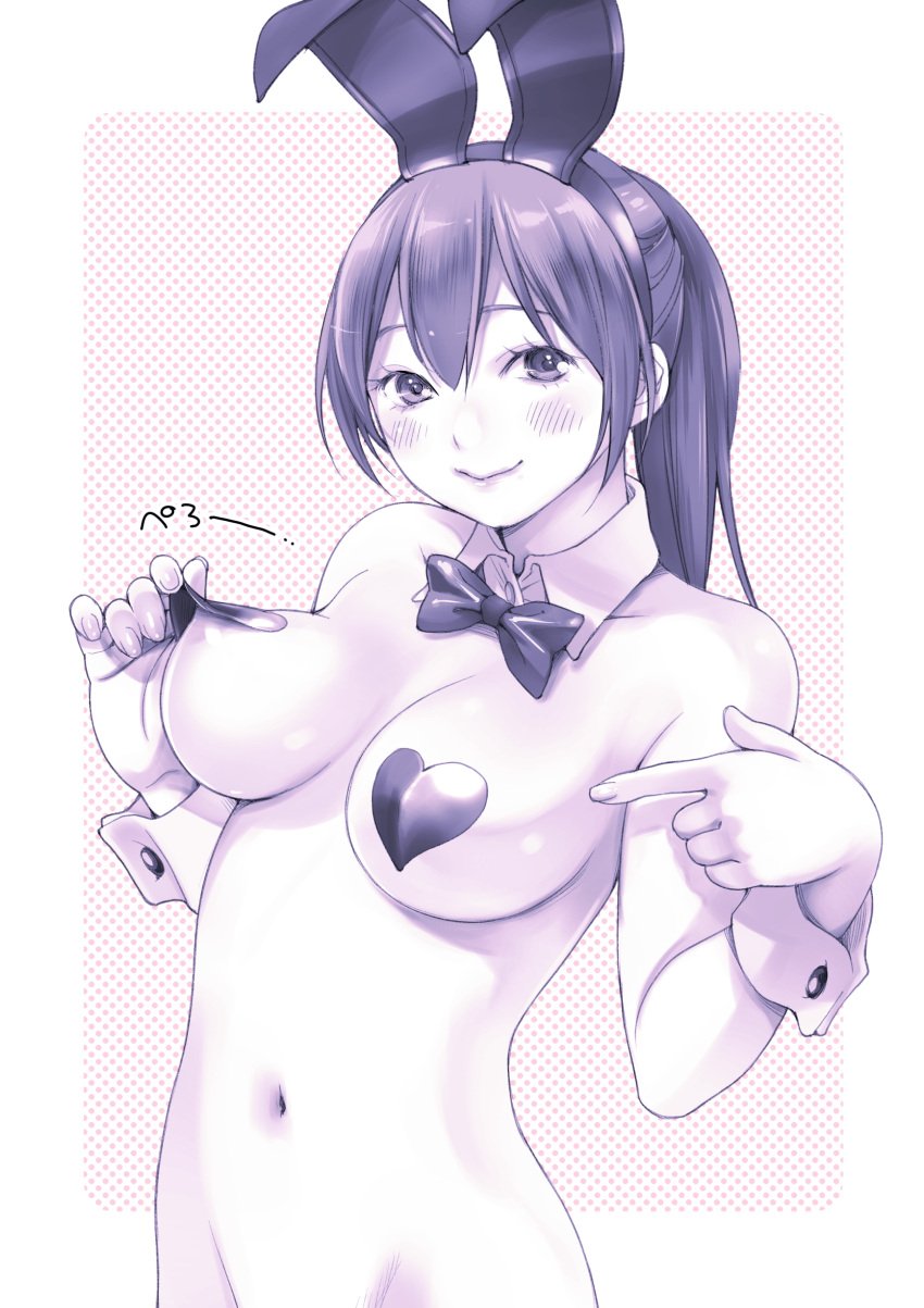 1girls absurd_res absurdres areolae belly belly_button black_pasties blush blush_face blush_lines blushed_face blushing_at_viewer blushing_face blushing_female bowtie breasts breasts_apart bunny_ears bust_cup busty busty_female busty_girl child_bearing_hips cleavage collar collarbone completely_naked completely_naked_female completely_nude completely_nude_female dot_nose elbows embarrassed embarrassed_exposed_female embarrassed_expression embarrassed_female embarrassed_nude_female fair_skin female female_focus female_naked female_only fingernails fingers fully_naked fully_nude groin hair_between_eyes heart_pasties high_resolution highres hourglass_figure large_breasts lean_body lean_figure light-skined_female light-skinned light-skinned_female light_skin light_skin_female light_skinned light_skinned_female lips long_hair looking_at_viewer macosee monochrome naked naked_female naked_woman narrow_waist navel nervous nervous_expression nervous_face nervous_female nervous_smile nipple_pasties nipples nude nude_female nudity original original_art original_artwork original_character pale pale-skinned_female pale_skin pale_skinned_female pasties pasties_peeling_off ponytail shoulders shy shy_expression shy_smile sideboob simple_background slender_body slender_waist slim_girl slim_waist smooth_skin solo standing suckable_nipples thin_waist topless topless_female uncensored uncensored_breasts uncensored_nipples underboob upper_body v-line white-skinned_female white_background white_collar white_skin wide_hips