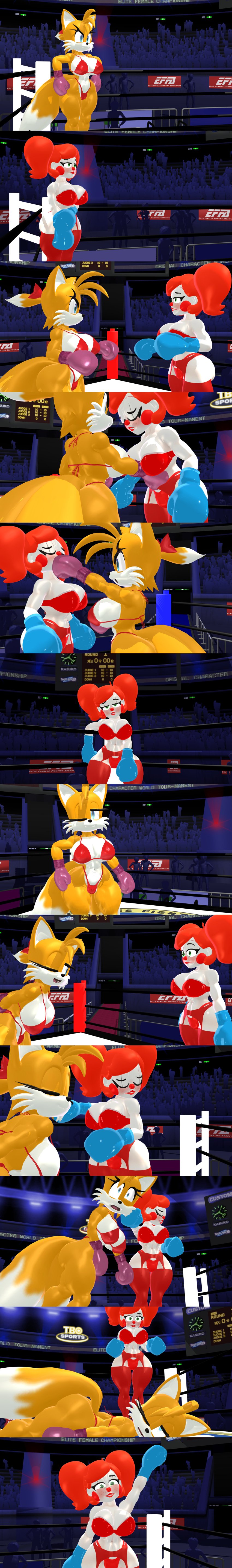 2girls 3d 3d_(artwork) anthro arena ass baby_(fnafsl) big_ass big_breasts big_butt big_thighs bikini blue_boxing_gloves blue_gloves boxing boxing_gloves boxing_ring boxingstarman_(artist) breasts butt circus_baby circus_baby_(fnaf) comic crossover curvaceous curvy curvy_body curvy_figure death defeat defeated duo duo_female duo_focus face_down faint fainted female female_death female_only fight fighting_ring five_nights_at_freddy's five_nights_at_freddy's:_sister_location gloves indoors kabalmystic knocked_out light_blue_boxing_gloves light_blue_gloves lingerie lying lying_down lying_on_stomach magenta_boxing_gloves magenta_gloves micro_bikini miles_tails_prower on_front on_stomach panels punch red_bikini red_lingerie sega snuff sonic_the_hedgehog_(series) tagme tails_the_fox tailsko thick thick_hips thick_thighs thighhighs thighs unconscious wide_hips