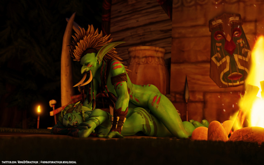 3d 3d_(artwork) female female_focus kingofdracthyr tagme troll troll_(warcraft) troll_female troll_futanari warcraft world_of_warcraft