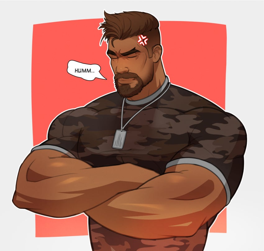 bara beard biceps blizzard_entertainment clothing daddy dark-skinned_male gabriel_reyes male male_only manly mature_male moustache muscular_male overwatch overwatch_2 reaper skayous solo solo_male tight_clothing