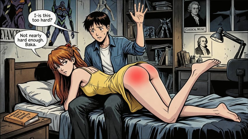Asuka Langley Sohryu (Neon Genesis Evangelion) Rule 34 Image