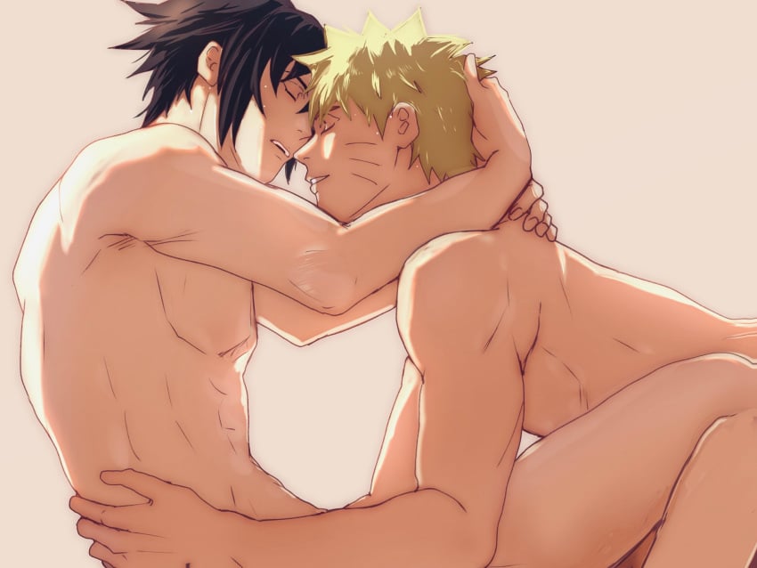 bara gay male male_focus male_only mi73suki naruto naruto_(series) sasuke_uchiha uzumaki_naruto yaoi