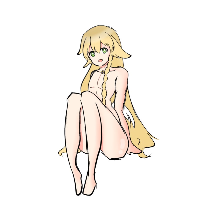 femboy green_eyes male nude vietnamese virtual_youtuber vtuber yellow_hair