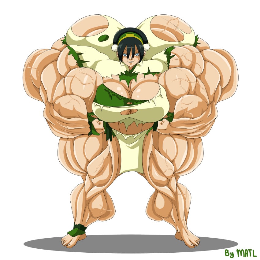 1girls abs artist_name avatar_legends avatar_the_last_airbender biceps big_breasts big_muscles breasts earth_kingdom female huge_muscles hyper_muscles large_breasts large_muscles matl muscles muscular muscular_arms muscular_female muscular_legs muscular_thighs nickelodeon nicktoons pecs toph_bei_fong