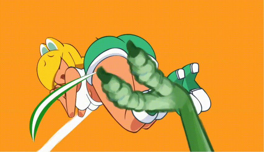 3girls ambiguous_gender animated ass assisted_exposure big_ass breasts claws dress female hanging_breasts koopa koopa_girl mario_(series) minus8 nintendo piranha_plant piranha_plant_girl pov scalie shirt shorts shy_gal thick_thighs torn_clothes underboob underwear wide_hips yoshi yoshi&#039;s_island