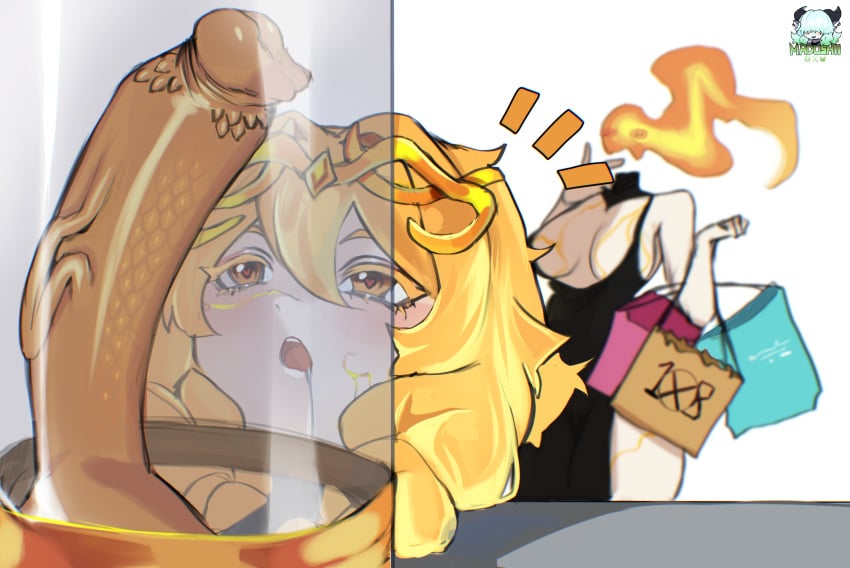 Onna Melinoi (Diplomacyraptor) Rule 34 Image