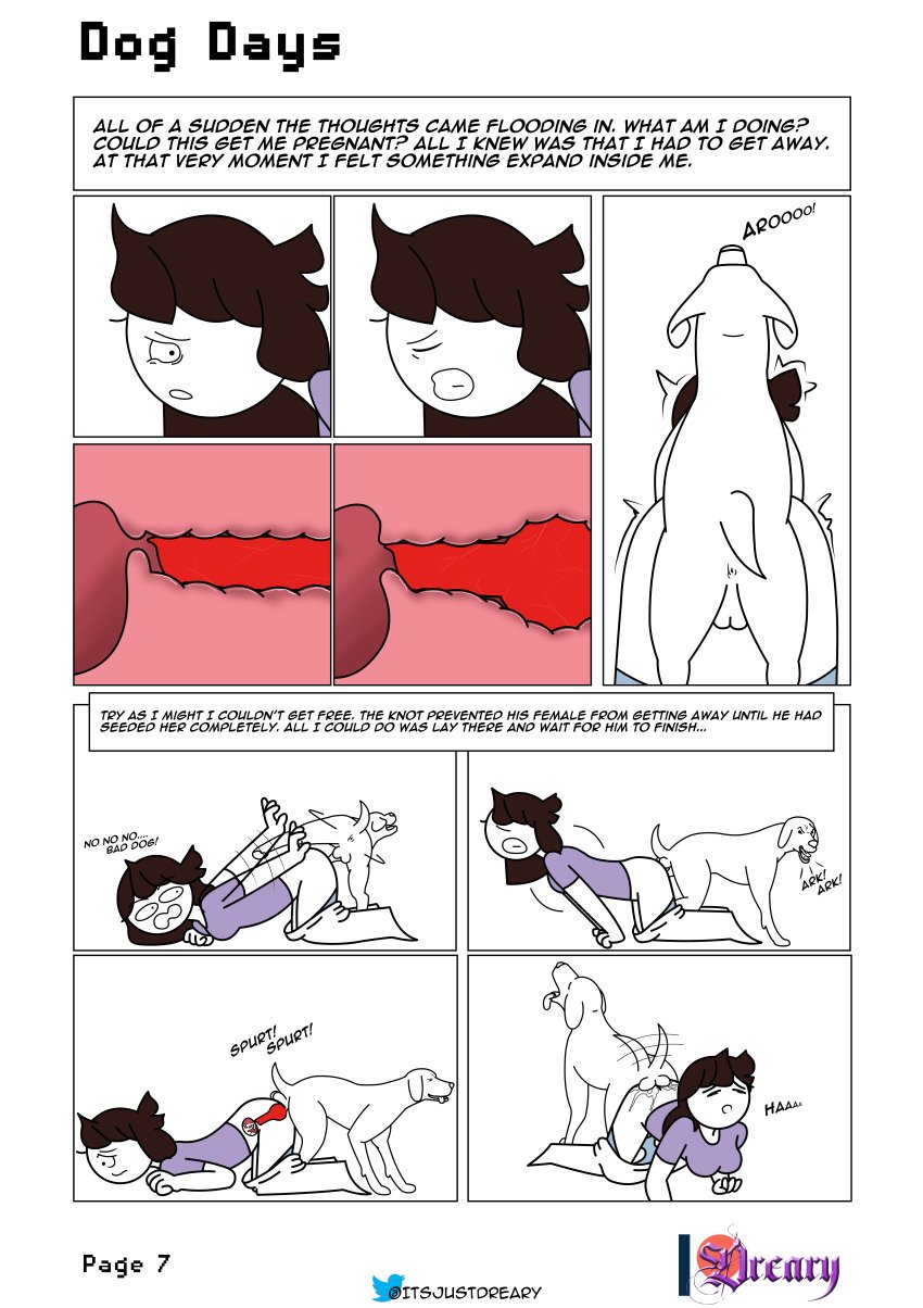 1girls animal_genitalia animal_penis bestiality black_hair canid_on_humanoid canine canine_on_human canine_penis clothed_sex comic cross_section cum cum_in_pussy cum_in_uterus cum_inside dog doggy doggy_style domestic_dog dominant_feral dreary face_down_ass_up female female_human feral from_behind hetero human internal internal_cumshot internal_view interspecies jaiden jaiden_animations knot knotted knotting long_hair male male/female male_canine penetration penis sex spread_legs submissive_female uterus vaginal_knotting vaginal_penetration x-ray youtube zoophilia