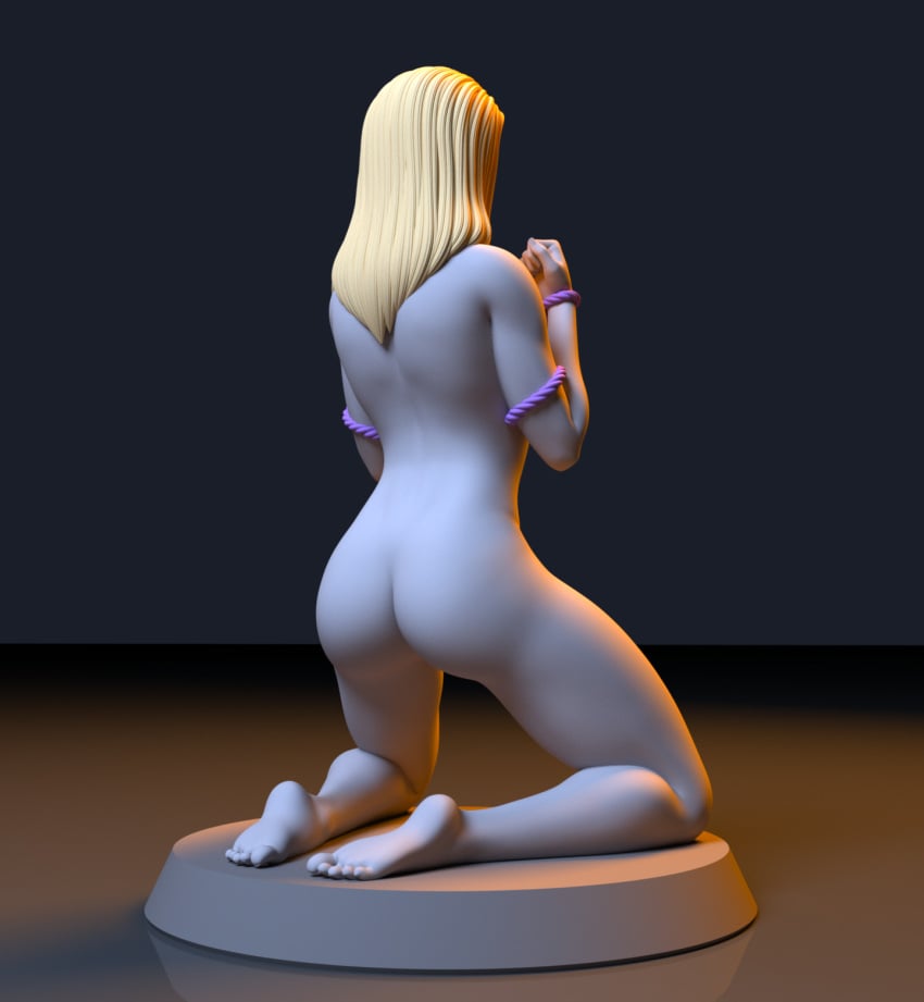 ass bondage dat_ass dimples_of_venus emma_frost figurine marvel marvel_comics nude nude_female poorsculptor white_queen x-men