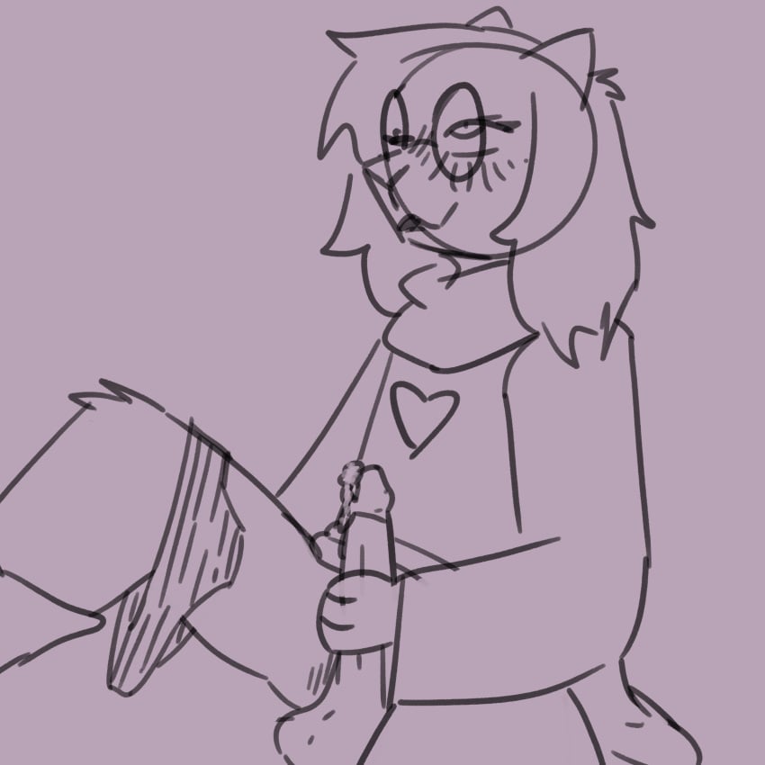 1boy 2d absurd_res anthro anthro_male anthro_only blush blush_lines bovid caprine clothed clothing deltarune eyewear furry furry_male furry_only glasses goat hi_res horn humanoid humanoid_male humanoid_only insate male male_only mammal mammal_humanoid masturbation partially_clothed ralsei solo undertale_(series) wearing_glasses