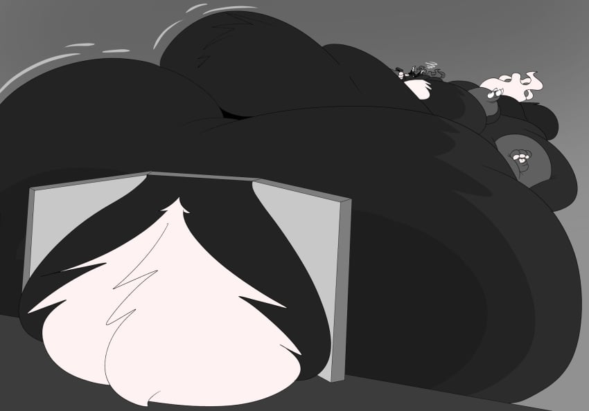 bbm big_breasts blob breasts castdraws_(artist) cleavage furry huge_breasts male moobs overweight ssbbm tagme thick_thighs wide_hips