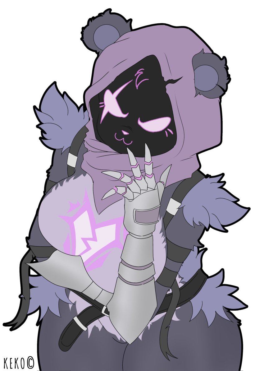 big_breasts big_butt big_thighs big_titties breasts curvaceous curvaceous_female curvaceous_figure curvy curvy_figure curvy_hips epic_games fortnite furry furry_female furry_only keko purple_body purple_fur raven_team_leader raven_team_leader_(fortnite)