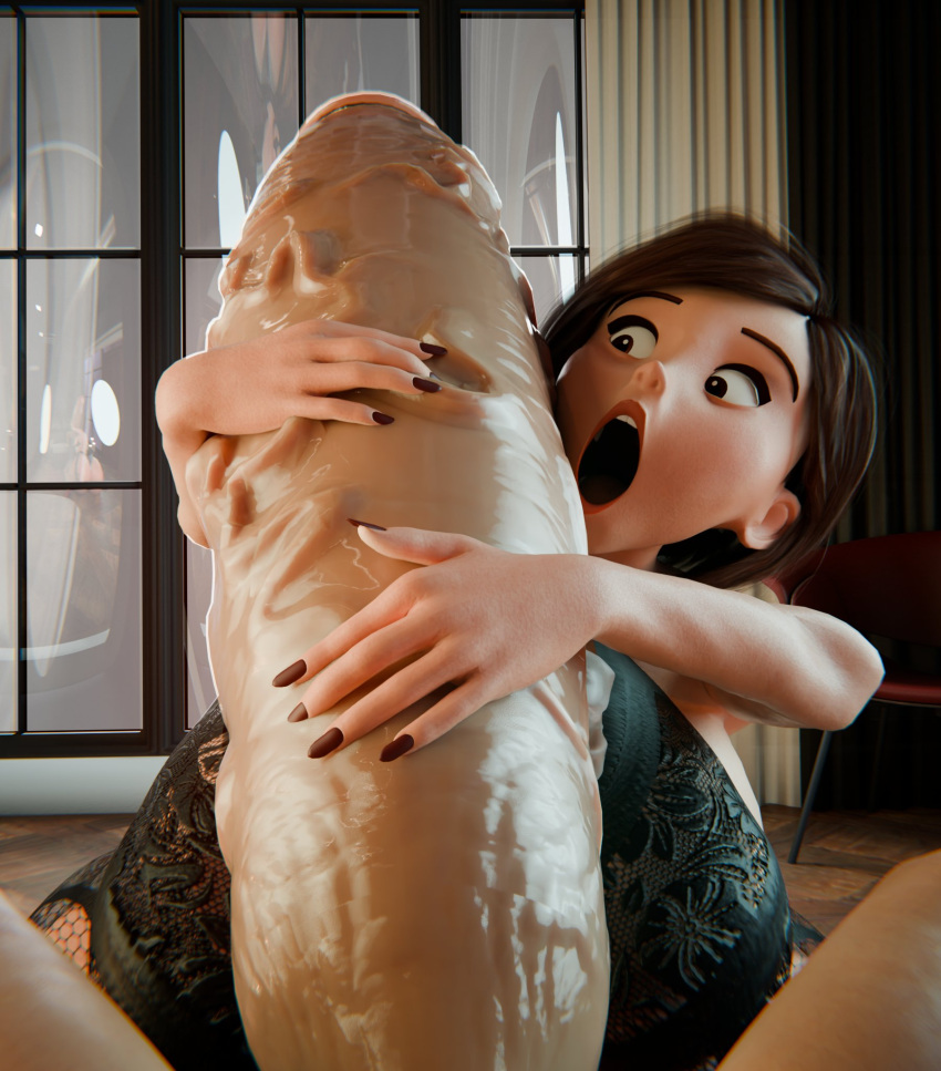 1boy 1boy1girl 1girls 3d 3d_(artwork) anonymous_male big_breasts big_cock big_penis bra breasts brown_hair brunette_female brunette_hair brunette_hair_female cock disney elastigirl enormous_cock enormous_penis erect_penis female gigantic_cock gigantic_penis helen_parr huge_breasts huge_cock hyper_penis large_breasts large_cock large_penis large_tits male massive_breasts massive_cock massive_penis massive_tits penis pixar ren&ouml; shocked shocked_expression tagme the_incredibles thick_penis
