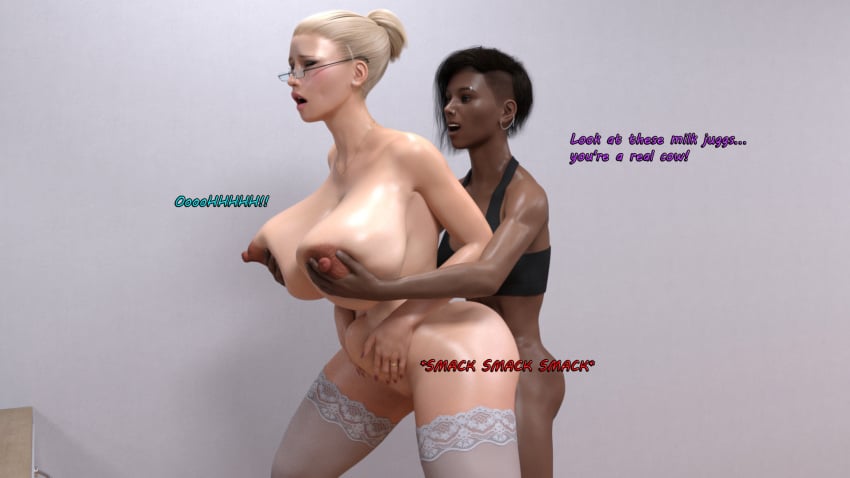 1futa 1girls 3d areolae athletic breast_grab breasts brown_skin cheating closed_eyes cucked_by_futa cuckold dark-skinned_futanari dark_skin dickgirl doctor doctor_on_patient doggy_style female from_behind futa_on_female futa_sans_pussy futanari glasses huge_breasts interracial intersex lace large_ass larger_female milf netorare nipples ntr nude older_female piercing realistic samantha_(serge3dx) serge3dx sex small_dom_big_sub smaller_futanari standing_sex stockings stomach_bulge text thick_thighs thighhighs unprofessional_behavior vaginal_penetration violet_(serge3dx) younger_futanari