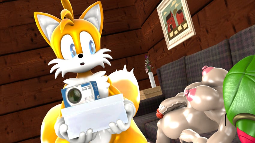 1boy 1futa 1girls 3d alien alien_girl anthro ass big_ass big_breasts big_penis blueapple breasts cosmo_the_seedrian female femboy fox futa_with_male futanari huge_ass intersex looking_at_partner male miles_prower miles_tails_prower nude nude_female nude_futa penis plant plant_girl sonic_(series) tails tails_the_fox thick_thighs wide_hips