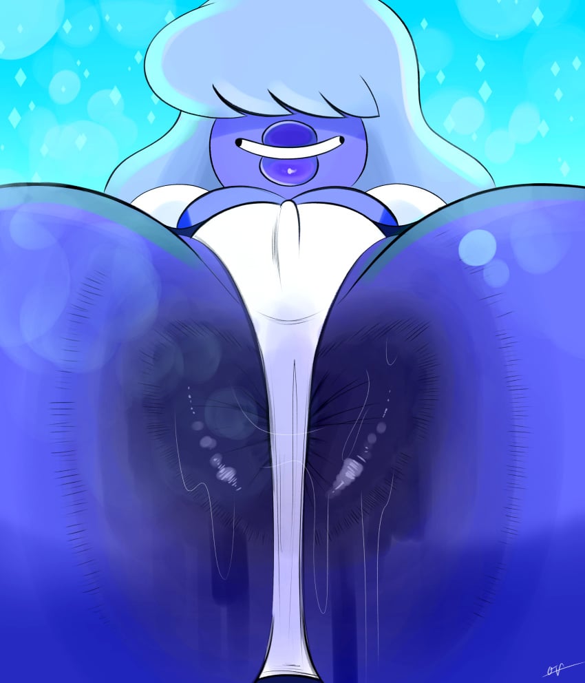 anus anus_focus areola_slip ass ass_focus big_areola big_ass big_butt big_butthole big_lips big_lips_no_eyes big_nipples blue_anus blue_body blue_hair blue_lips blue_nipples blue_skin breasts butt_focus butthole_behind_thong cameltoe cartoon_network dark_nipples gem gem_(species) grin hair_over_eyes huge_lips long_anus musk nipple_slip ota_(artist) panties sapphire_(steven_universe) spread_legs steven_universe sweaty_anus sweaty_butt teeth teeth_showing thick_lips thong white_panties