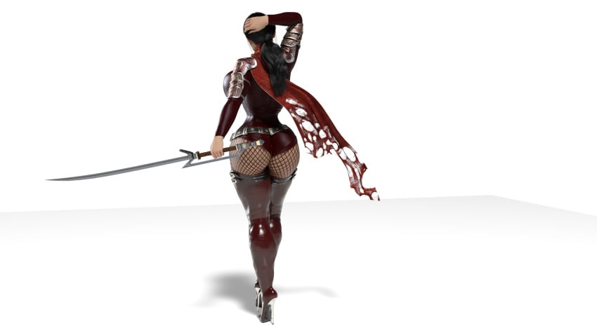 3d armor big_ass bigotedeplorable boots heels high_heel_boots high_heels mortal_kombat skarlet thigh_boots