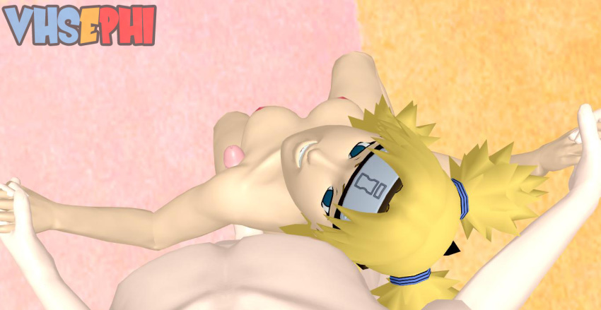 1boy 3d armpit_fetish armpit_sex armpits blonde_hair breasts erection faceless_male female female forehead_protector green_eyes headband holding_hands male naruto naruto_(series) naruto_shippuden nipples on_knees pale-skinned_male pale_skin penis pov pov_eye_contact sex straight temari tied_hair twintails vhsephi_yagami yellow_hair