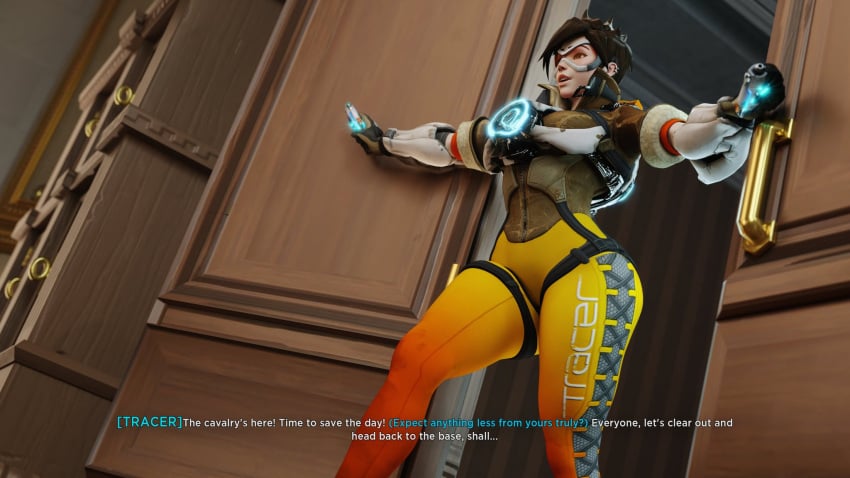 1girls 3d activision big_ass blizzard_entertainment breasts busty curvaceous curvy curvy_figure female hourglass_figure lena_oxton light-skinned_female light_skin overwatch overwatch_2 pervertmuffinmajima solo_female thick thick_thighs thighs tracer voluptuous