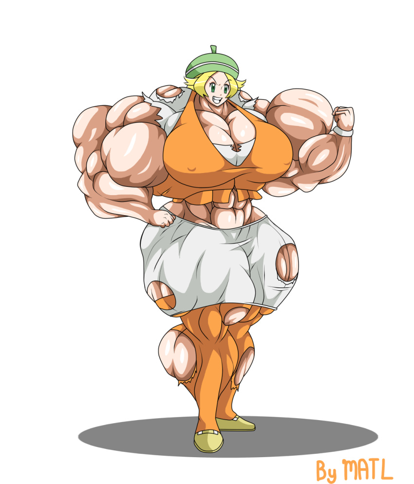 abs bianca_(pokemon) biceps breasts female hyper hyper_muscles matl muscles muscular muscular_arms muscular_female muscular_legs muscular_thighs pecs pokemon