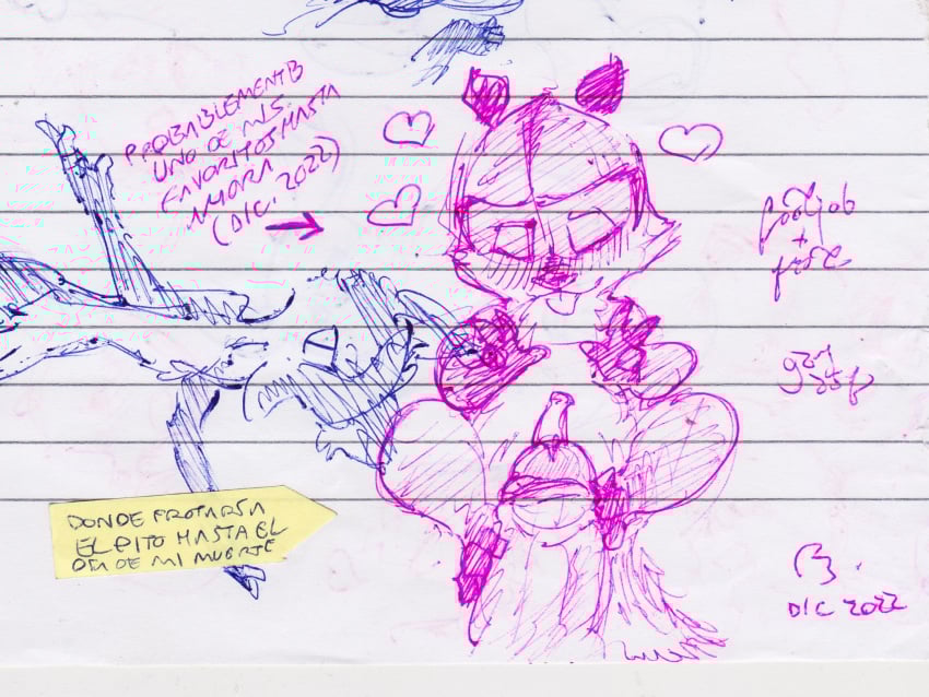 &lt;3 2022 2boys anthro dreamworks dreamworks_animation gay genitals heart-shaped_pupils heart_symbol hearts human male male_only mammal over_the_hedge paramount_pictures penis raccoon ramsatinga rj_(over_the_hedge) sketch spanish_text yaoi