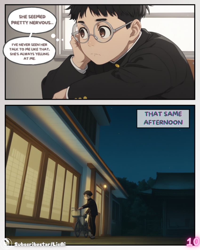 ai_generated colored comic dandadan licai licaidev okarun