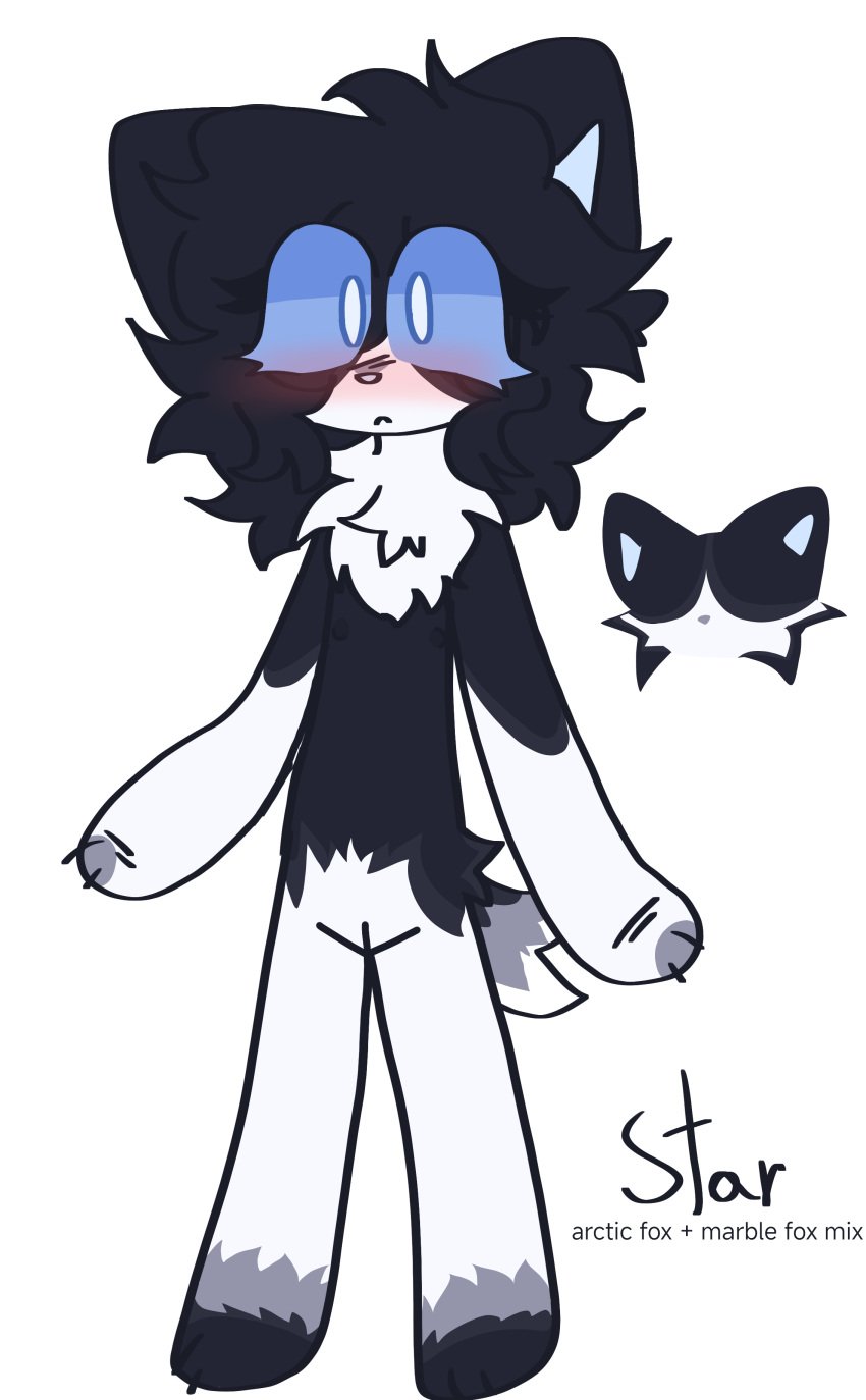 animation_meme_community blue_eyes cub flat_chest marble_fox mewdelynn pussy reference_sheet star_(mewdelynn)