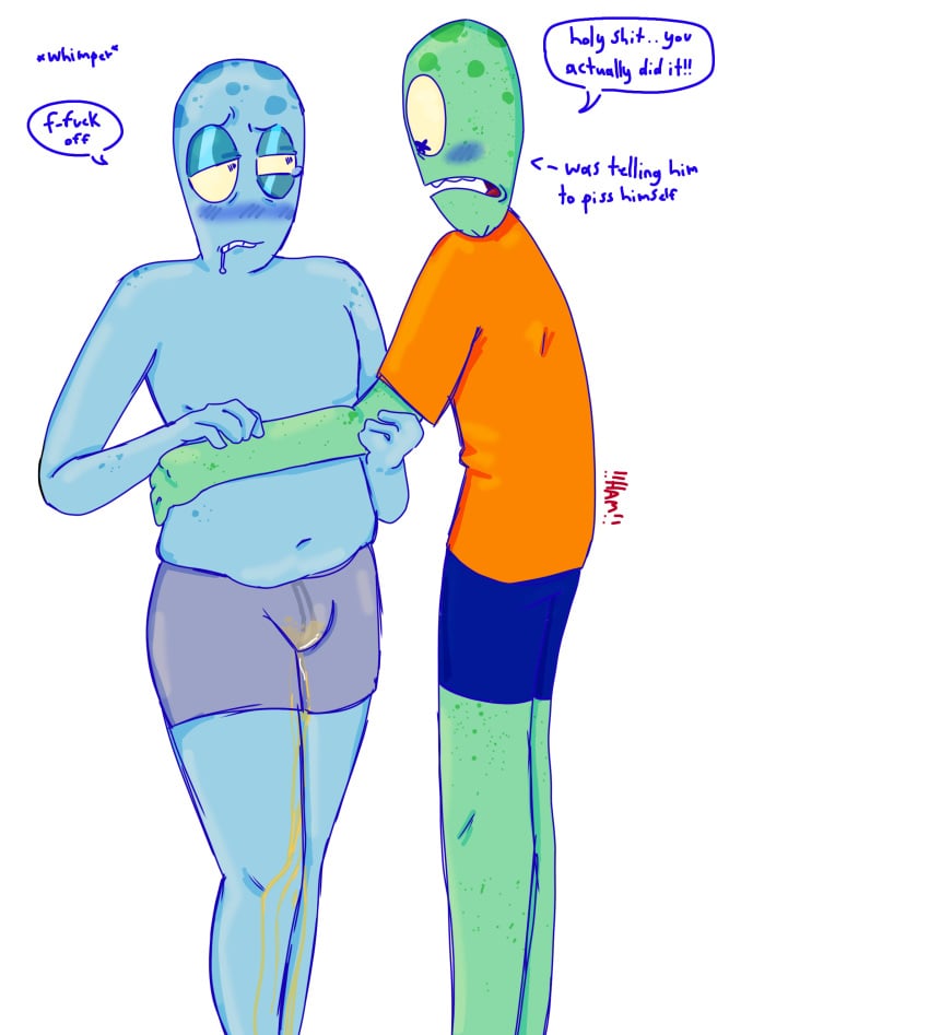 kerry kink korvo_opposites peeing piss_soaked_clothes solar_opposites terry_opposites tervo urine whimper