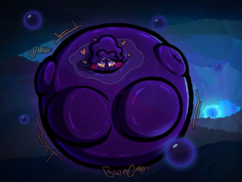 big_breasts blueberry_inflation breasts cleavage female huge_breasts inflation sinflative spherical_inflation tagme thick_thighs wide_hips