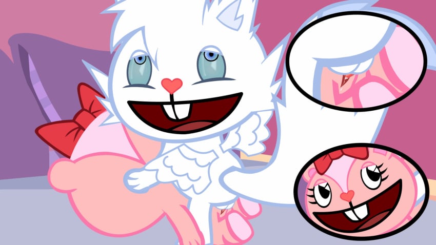 animated anthro giggles happy_tree_friends nemao snowers vaginal_penetration