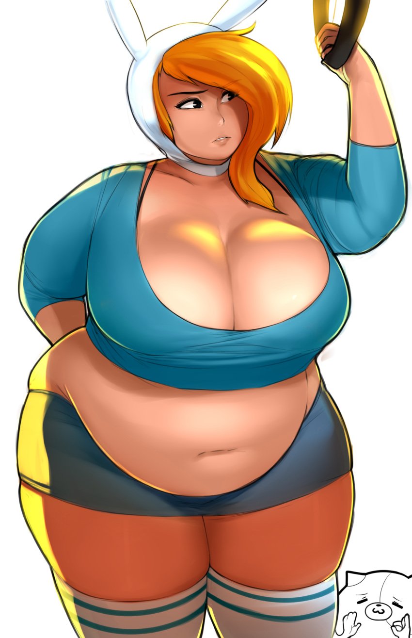 1girls adventure_time ass bbw belly_overhang big_arms big_ass big_belly big_breasts big_butt black_eyes bloated blonde_hair blue_topwear breasts bulge bunny_ears busty butt cartoon_network chubby chubby_female cleavage curvaceous curvy deep_navel disgusted expansion fat female female_focus female_only fionna_the_human_girl hand_behind_back headwear hips huge_ass huge_belly huge_breasts huge_butt human inflation large_ass large_breasts large_butt long_hair looking_away love_handles muffin_top navel nonude overweight overweight_female pewbutt plump short_jeans solo solo_female stockings straight_hair teenager thick thick_ass thick_thighs thighs tight_clothing tight_pants tomboy unsatisfied voluptuous weight_gain white_legwear wide_hips