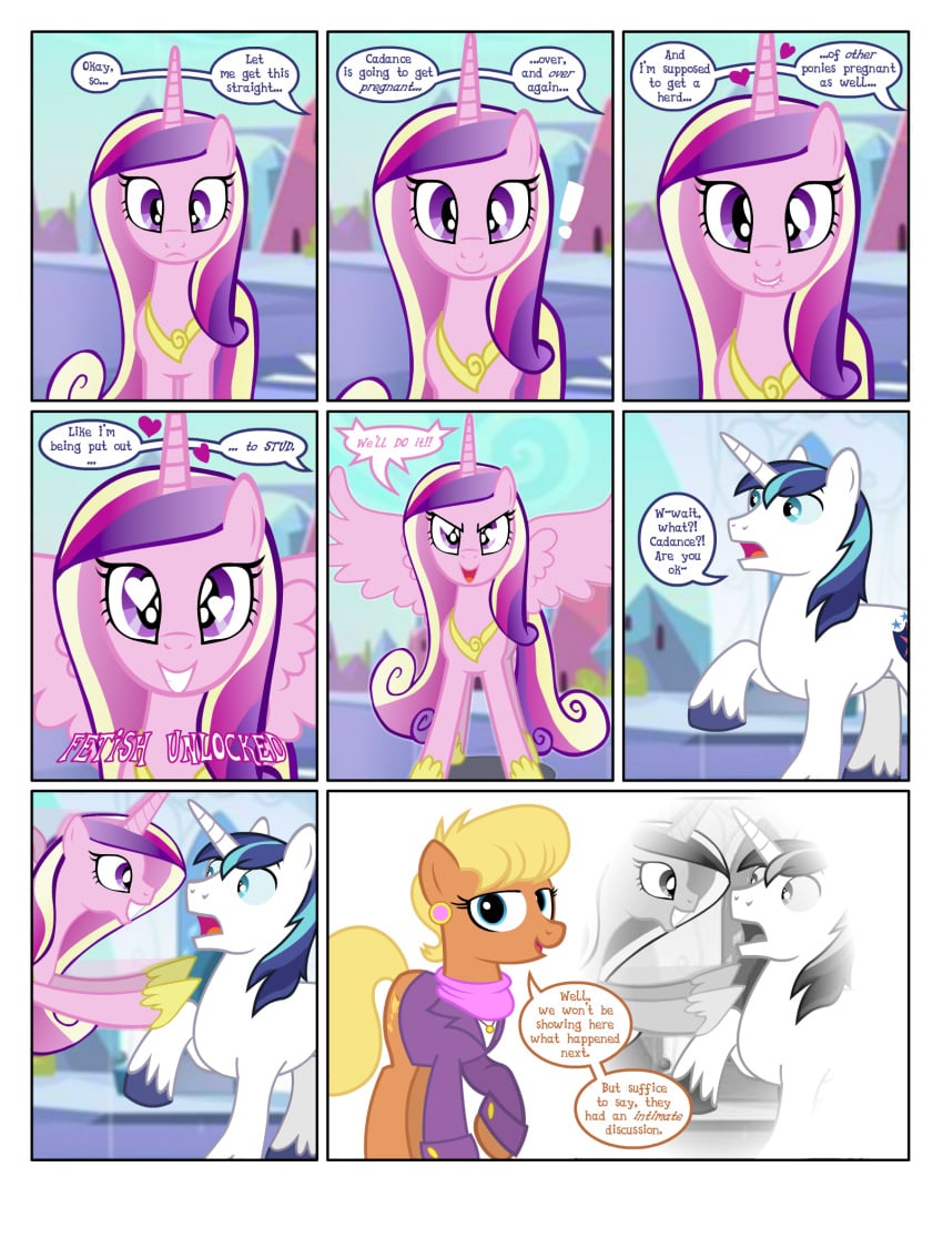 alicorn comic death_by_snu_snu earth_pony fetish flashequestria horny implied_sex ms._harshwhinny_(mlp) my_little_pony pony princess_cadance_(mlp) princess_cadance_is_always_horny shining_armor_(mlp) spread_wings starry_eyes unicorn wingboner wingding_eyes wings yeaa_(comic)