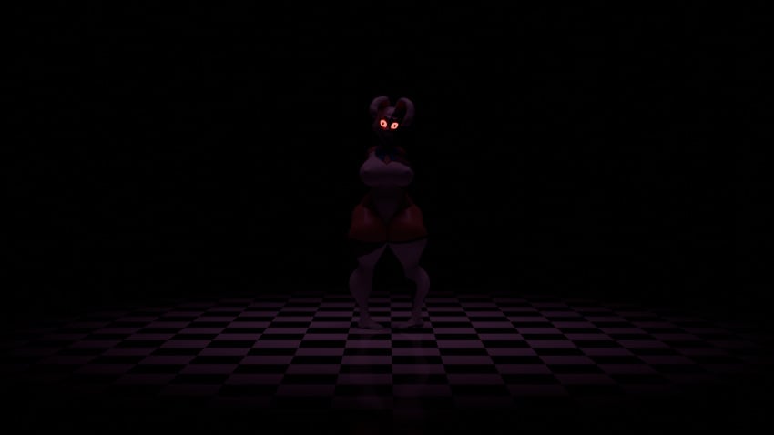 3d_(artwork) clothed costume five_nights_at_freddy&#039;s girl posing rainbowcup27 solo vanny_(fnaf)